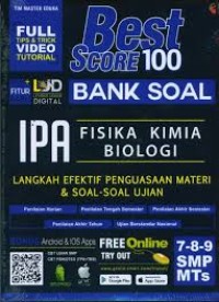 Image of Best Score 100 bank soal IPA fisika kimia biologi