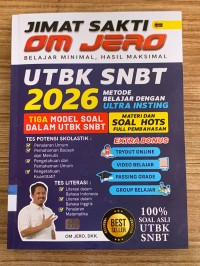 Image of JIMAT SAKTI OM JERO UTBK SNBT 2026