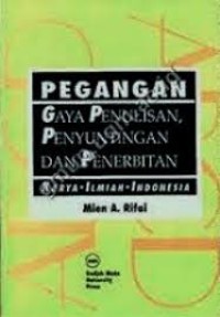 Image of Pegangan Gaya Penulisan, Penyuntingan dan Penerbitan