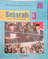 Image of Sejarah 3 untuk SMA/MA Kelas XII Kurikulum Merdeka