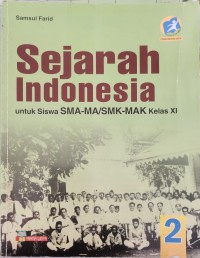 Image of Sejarah Indonesia SMA-MA/SMK-MAK Kls XI Kurikulum 2013