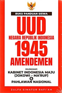 Image of UUD 1945 Amandemen